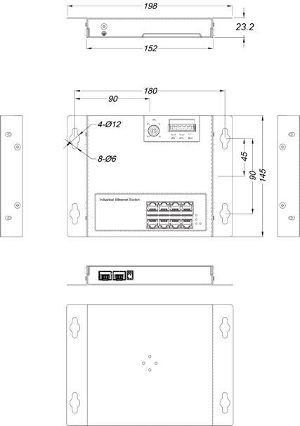 EX46910F Dimensions