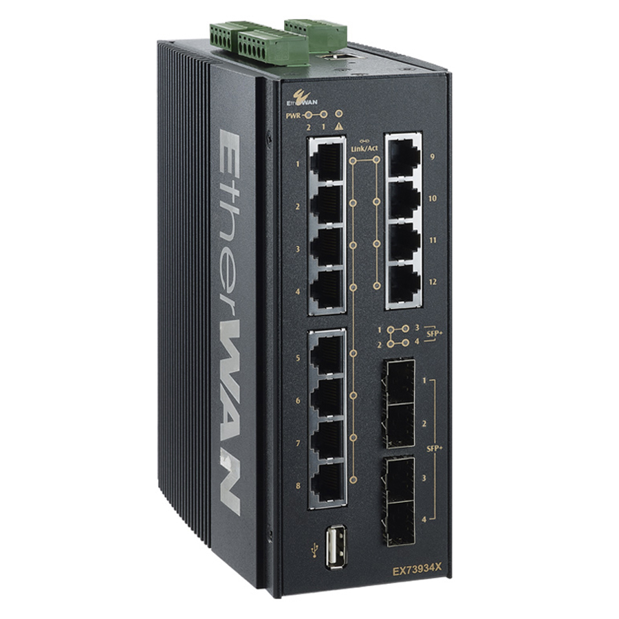 Managed Industrial 6 and 10 Port 10Gigabit Ethernet Switch