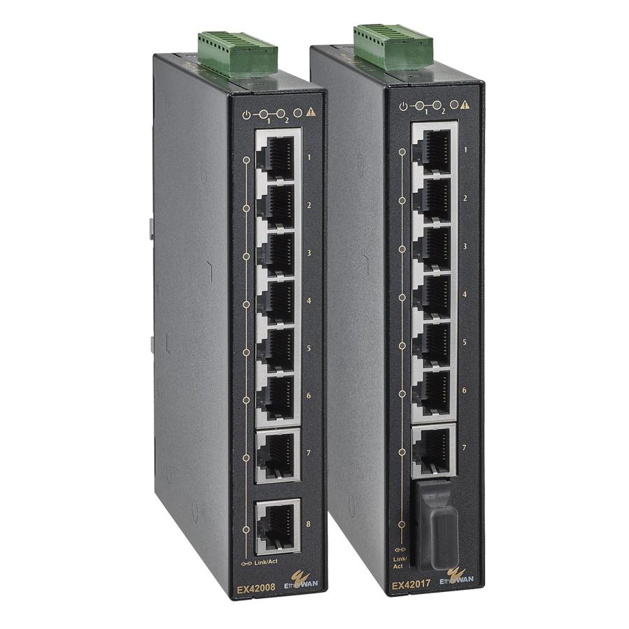 EX42008 Series - Hardened Unmanaged 7 To 8-port 10/100BASE-TX And 1 ...