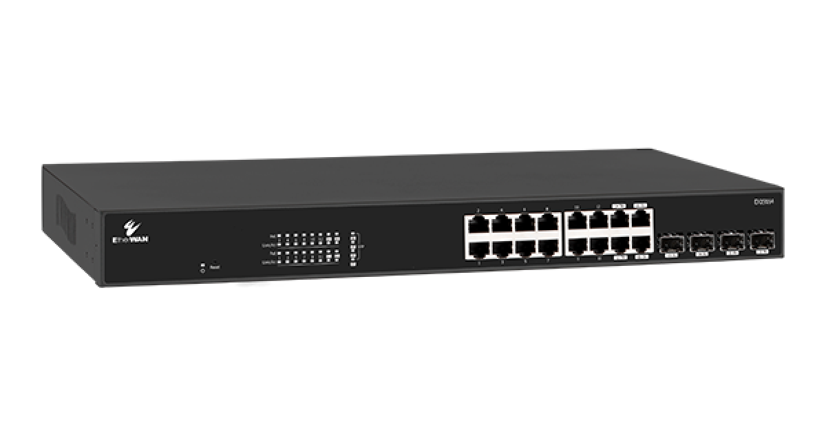 Ex19164a - Unmanaged 16-port Gigabit Poe Ethernet Switch – Etherwan